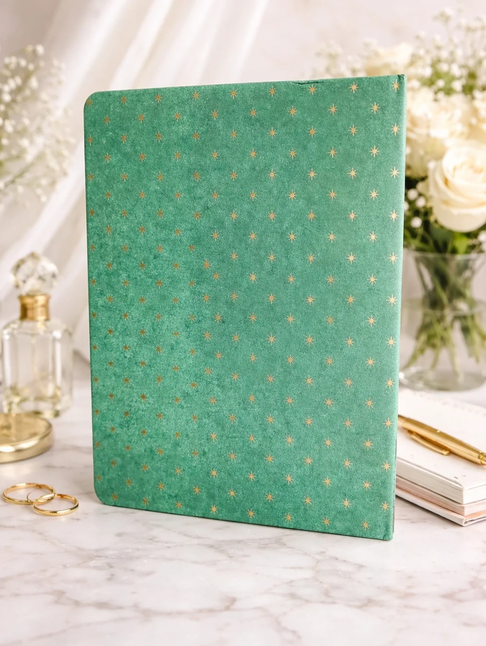 Gucci Green and Gold Limited Edition Notebook Journal NEW GWP
